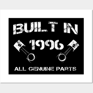 Built in 1996 Car fanatics 24th Birthday Gift idea Posters and Art